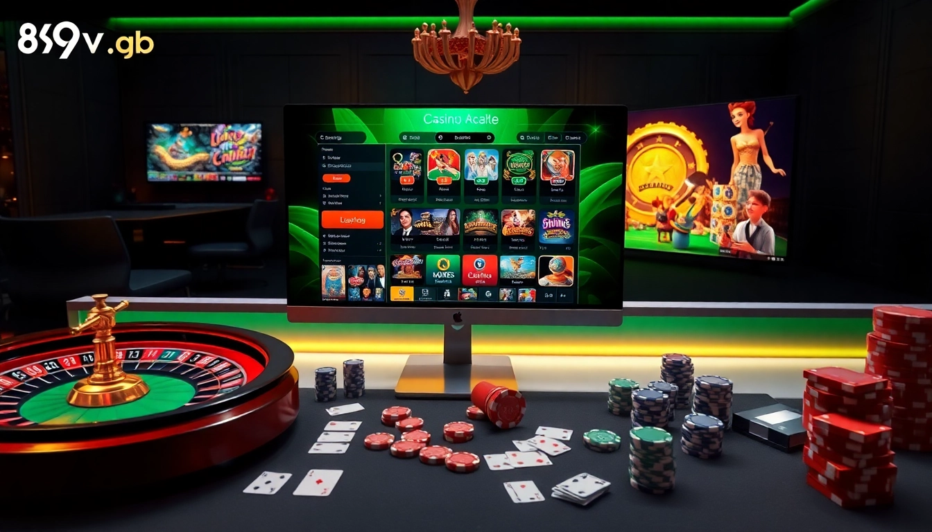 Experience the excitement of online gambling at 69vn.gb.net, with engaging casino visuals and thrilling gaming elements.