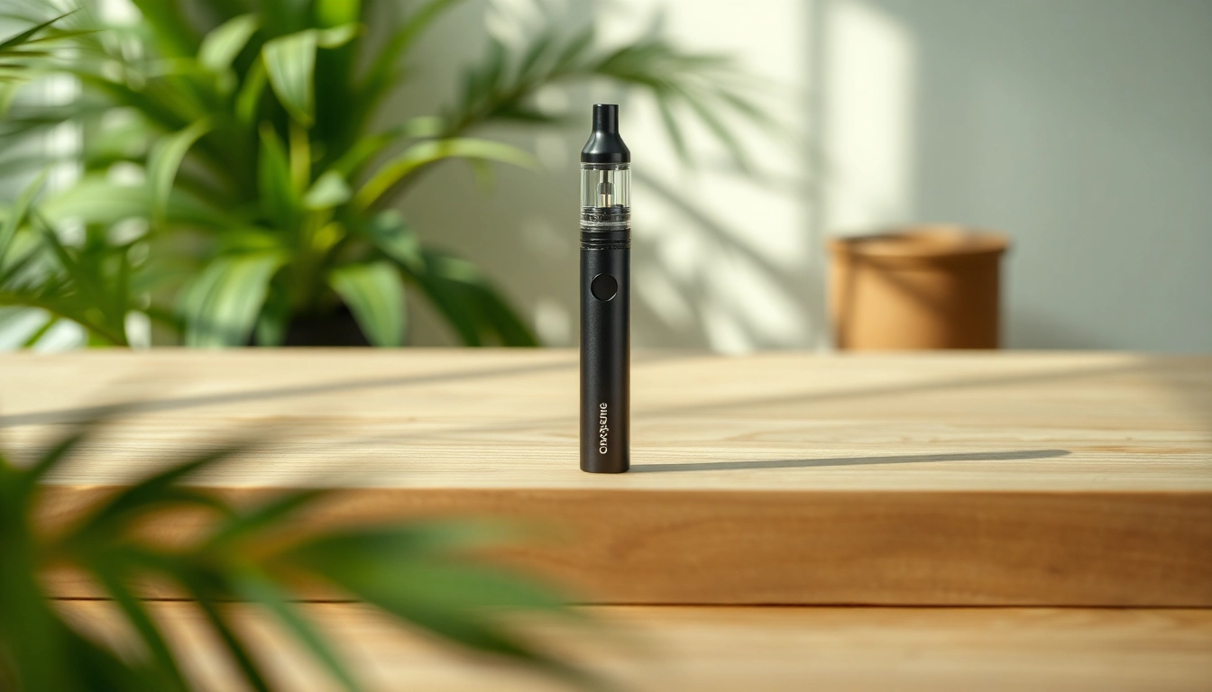 Buy DMT vape pen showcasing its sleek design and calming vibes.