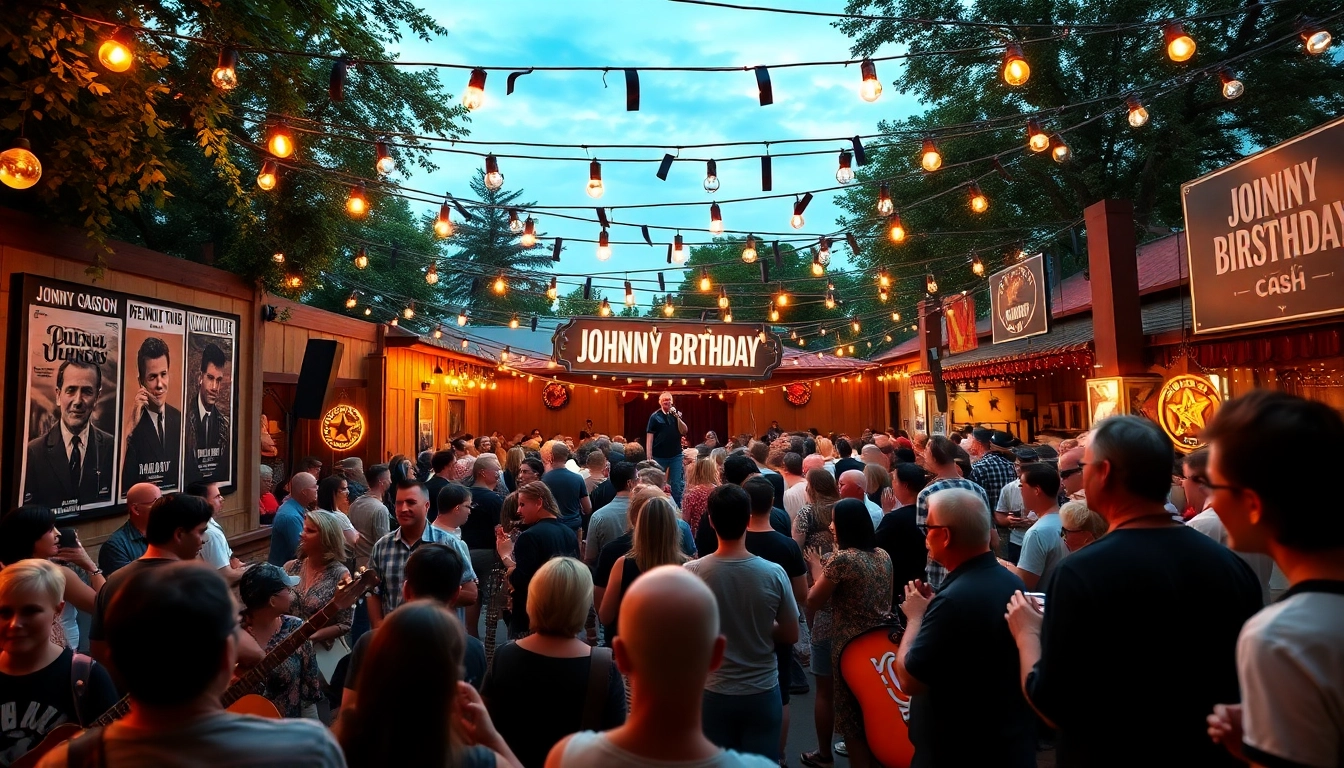 Celebrate the legacy of Johnny Cash at the iconic johnnycashbirthday.com event, where fans gather for live music and festivities.